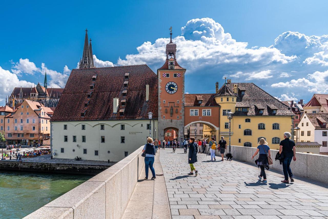 Greenleaf Lappersdorf - Terrasse - A93 Anbindung - Netflix - Stadtnah Kültér fotó
